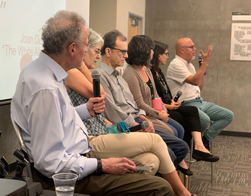 Panelists: Barry Siegel, Amy DePaul, Miles Corwin, Erika Hayasaki, Amy Wilentz, and Hector Tobar