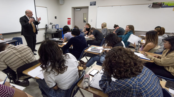 A guest lecturer with gravitas