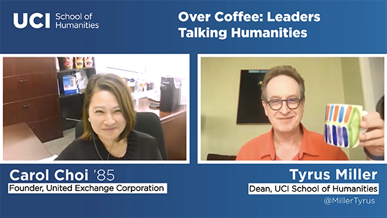 Over Coffee: Leaders Talking Humanities, a chat with Carol Choi