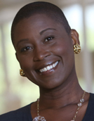woman smiling