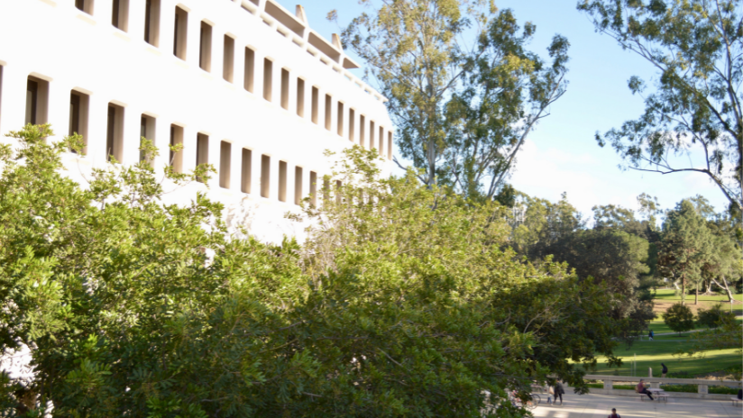 Exterior, Humanities building