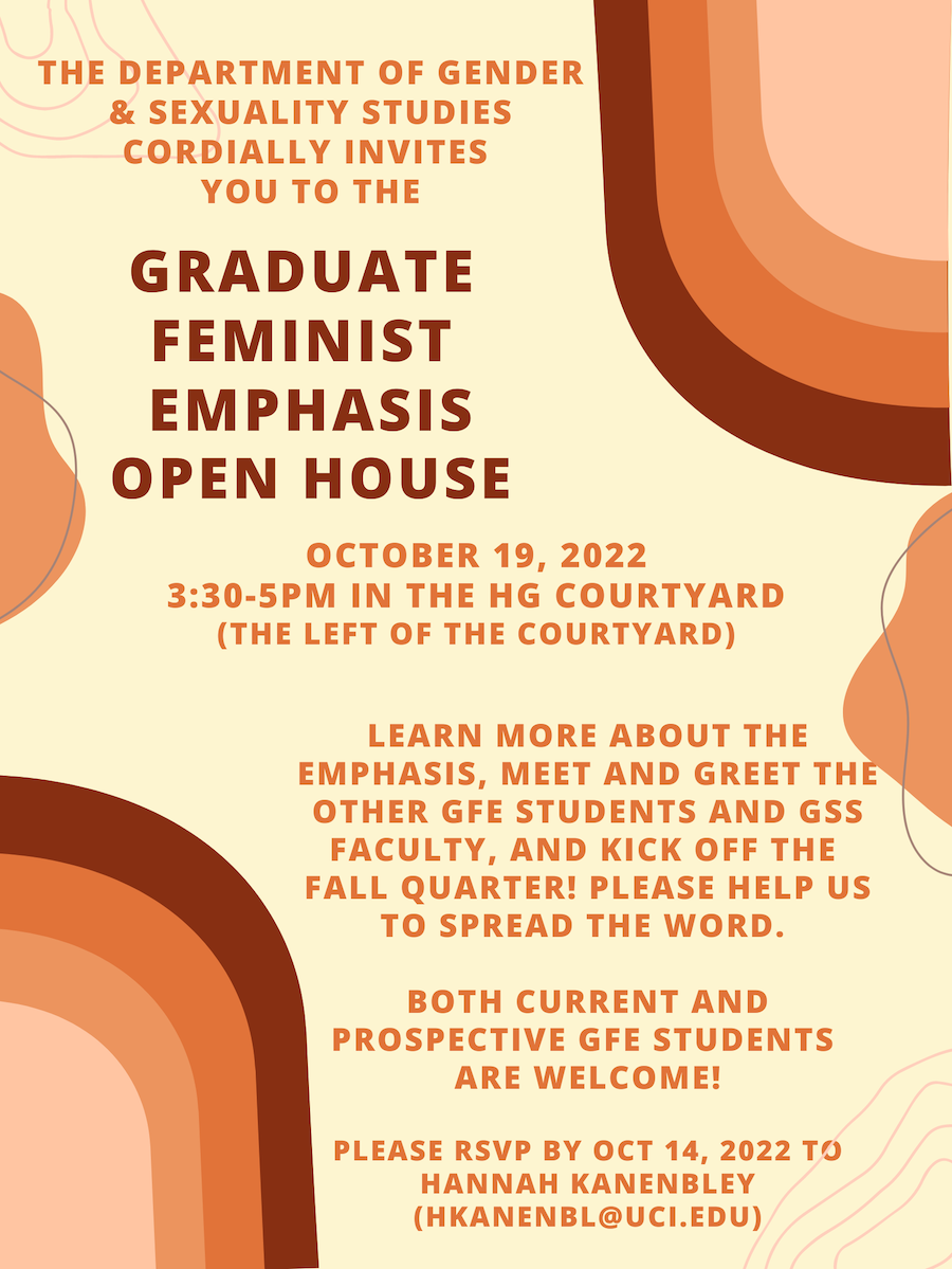 Graduate Feminist Emphasis Open House