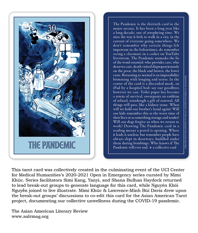 Tarot Card representing COVID-19 pandemic