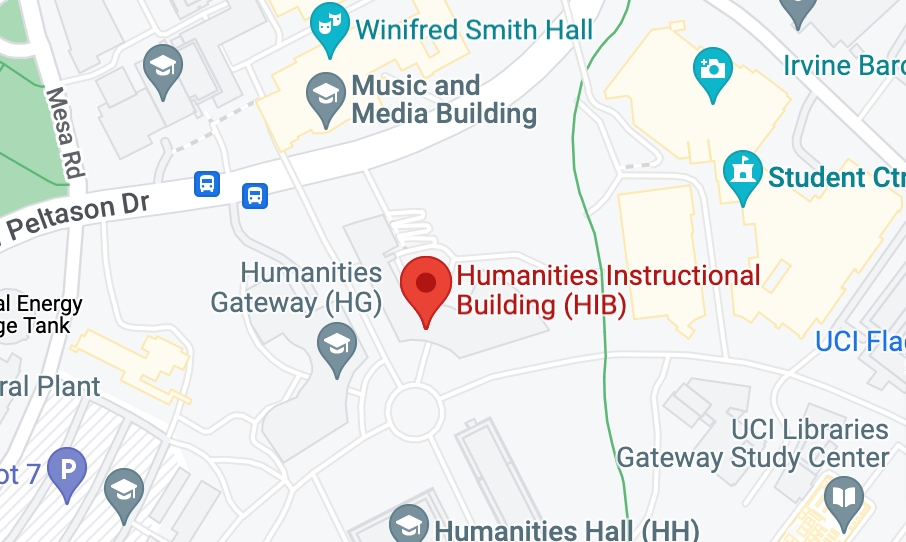 Map image of Humanities Instructional Building (HIB)