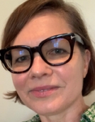 Kristen Hatch wearing glasses