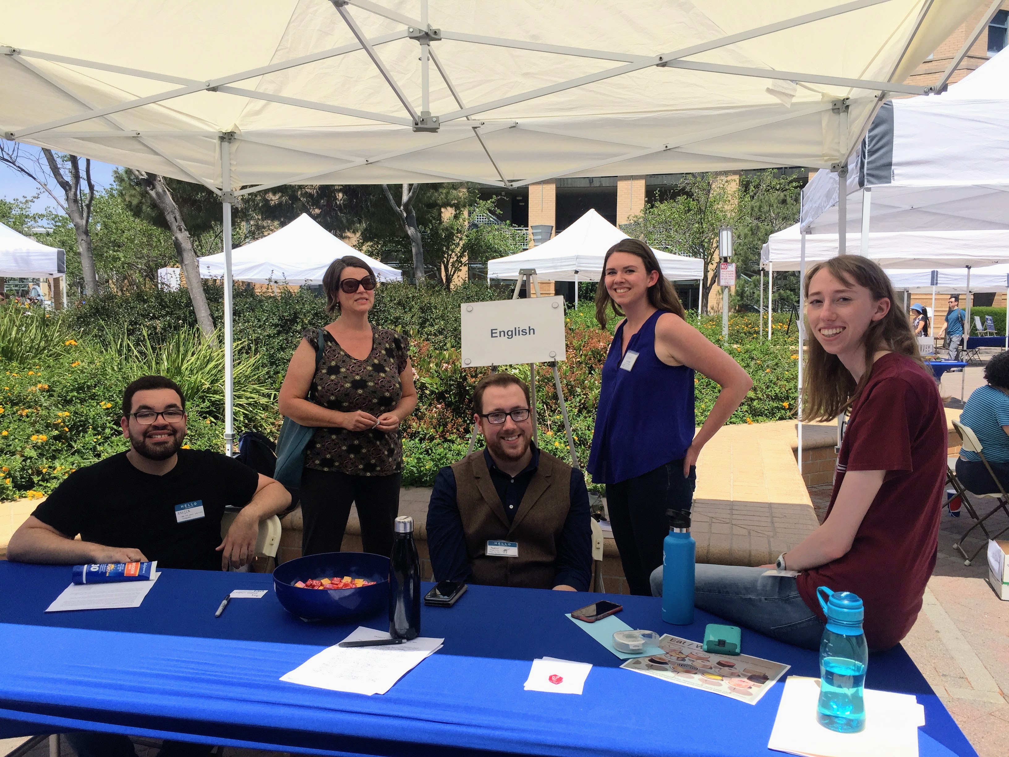 English Majors Association booth