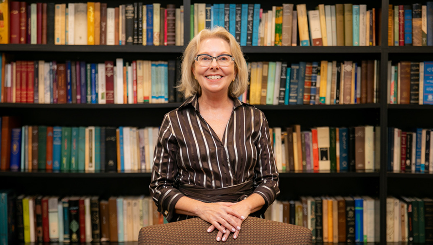 Professor Deanna Shemek smiling