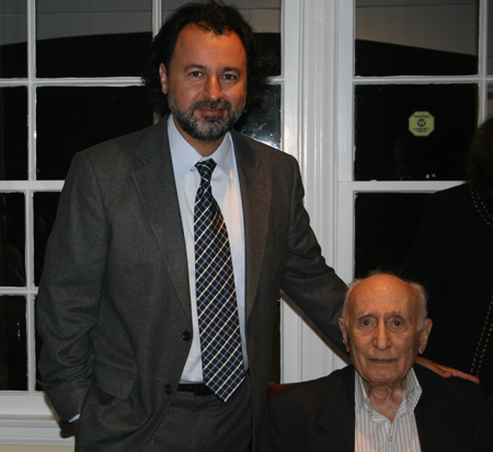 Professor Touraj Daryaee with Professor Ehsan Yarshater