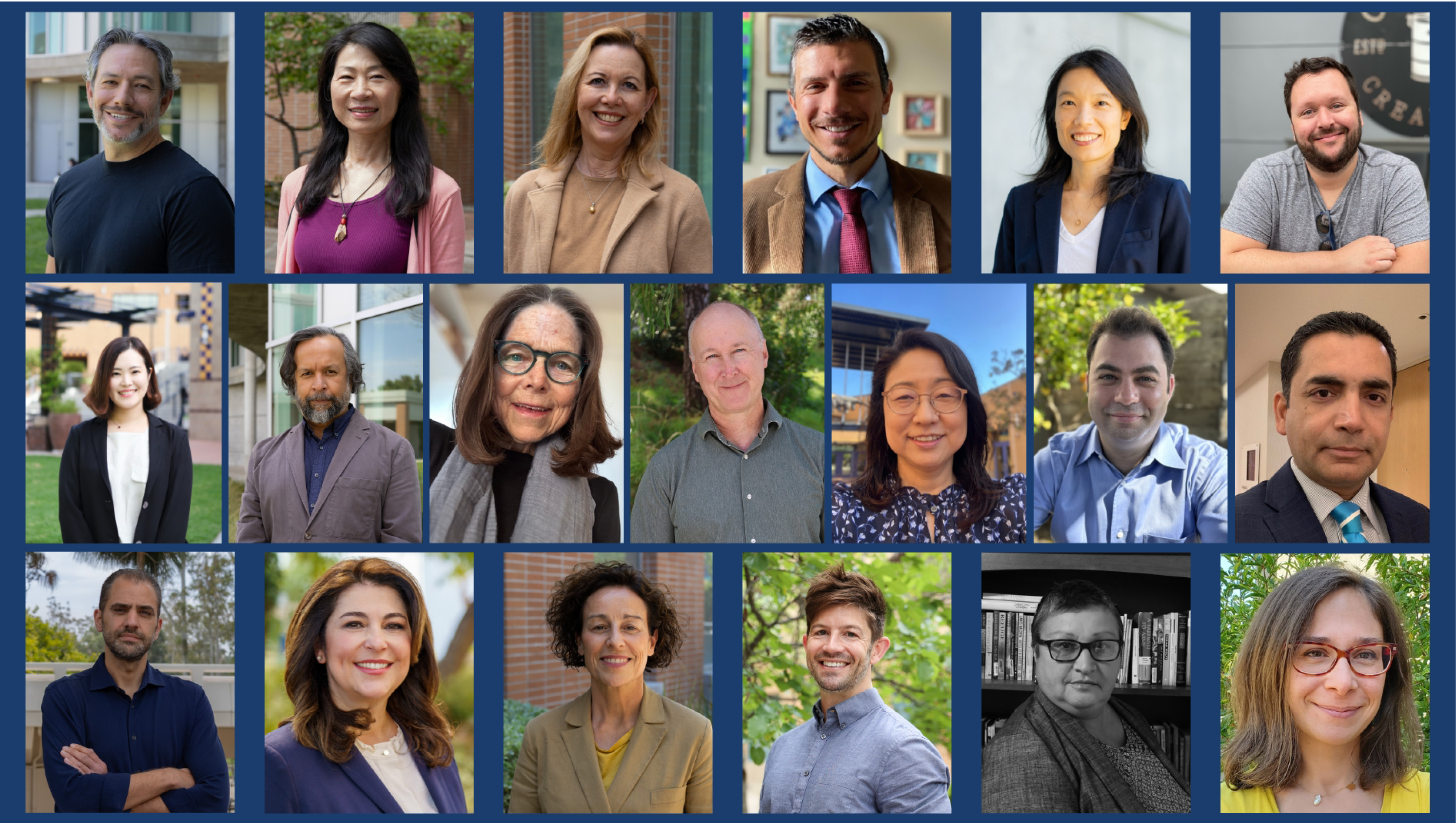 A tile design image with all of the Unit 18 lectures headshots.