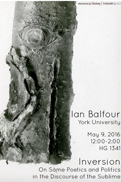 MAY 2016 - Ian Balfour Event