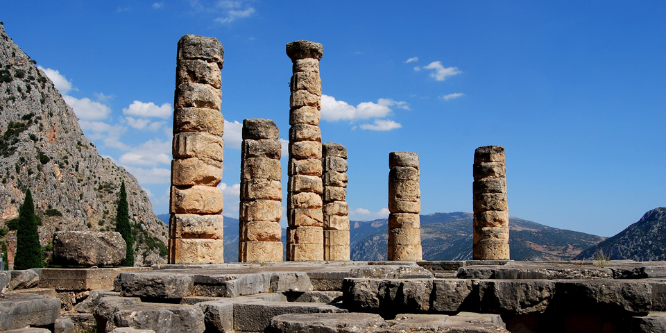 Temple of Apollo - Delphi Temple of Apollo - Delphi