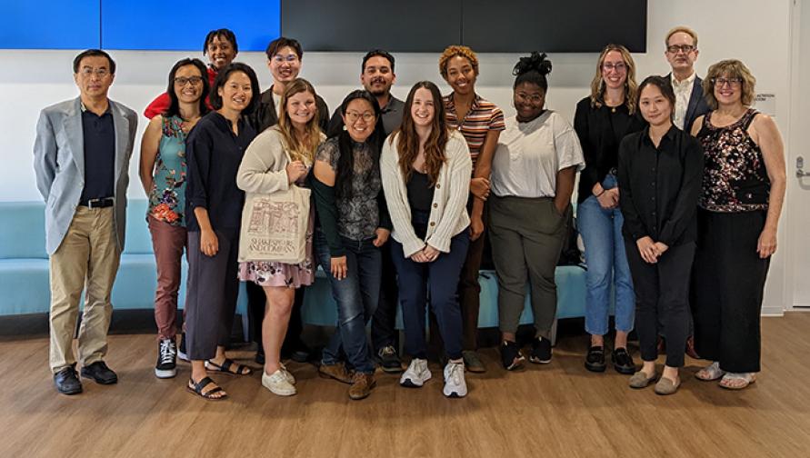 group of graduate students