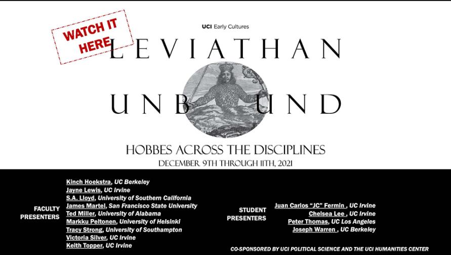 conference poster with title Leviathan Unbound and list of speakers