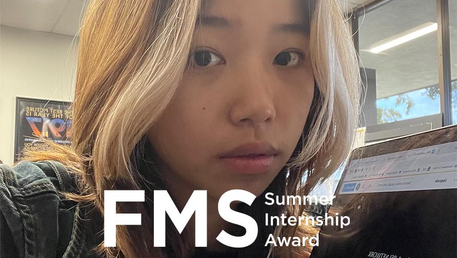Yaxuan Gao, FMS Summer Internship Award Winner