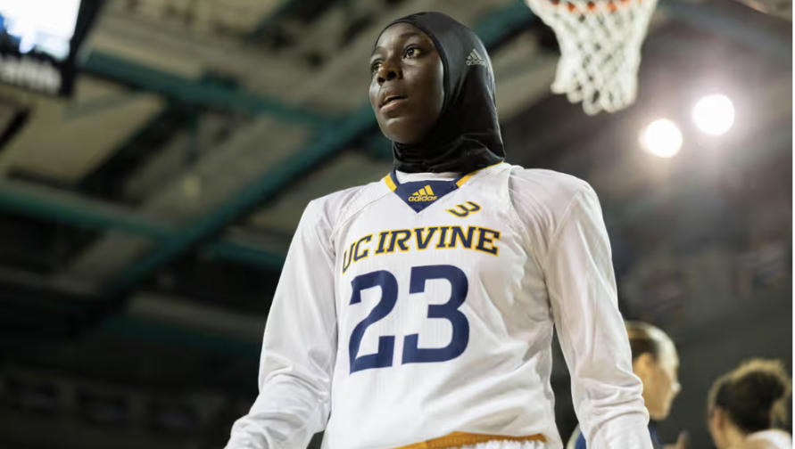 UCI women's basketball player Diaba Konaté