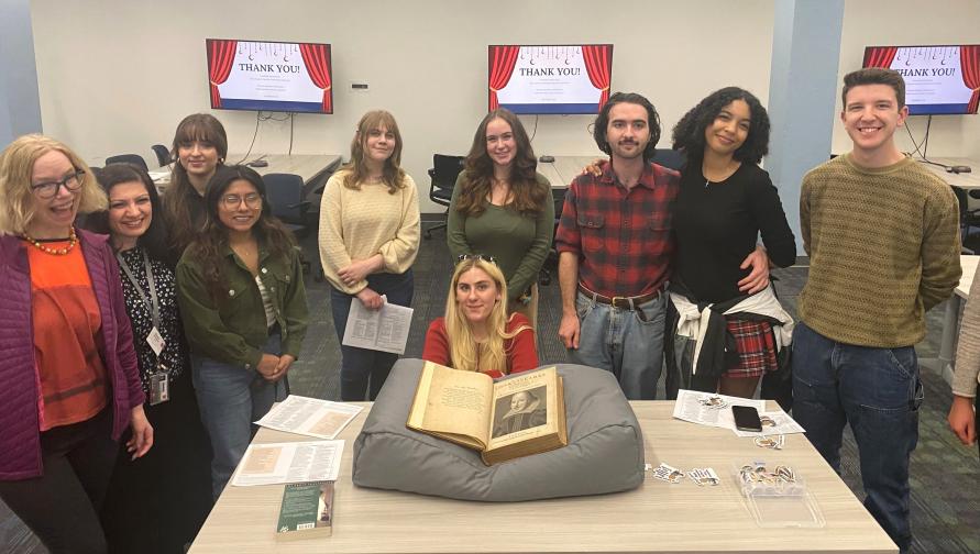 Saddleback students visit UC Irvine's First Folio