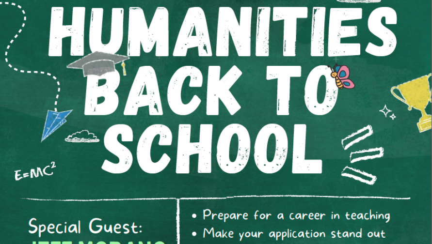 "Humanities Back to School, Special Guest: Jeff Morano"