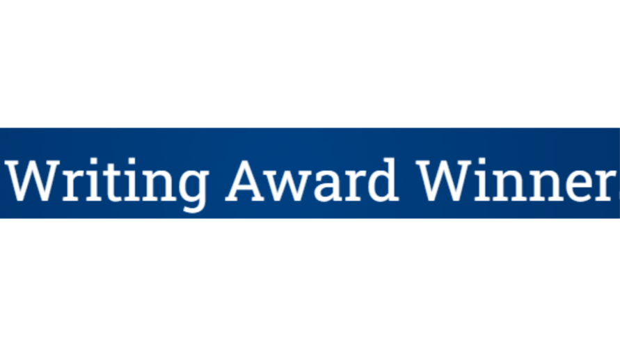 Writing Award Winner