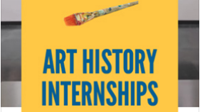 Art History Internships Title, Paint Brush