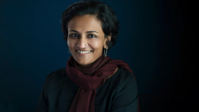 Picture of Professor Alka Patel in front of a dark blue background