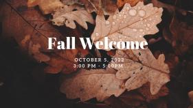 Fall welcome