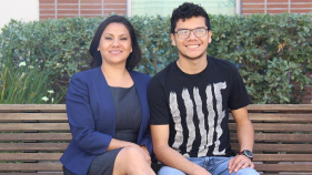Araceli Calderón and son Brandon Amezcua