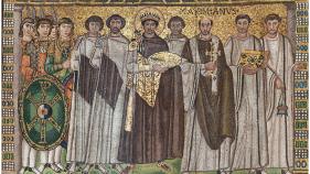 Emperor Justinian and Member of His Court