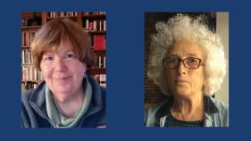 Collage of headshots featuring Sally Stein and Margaret Miles