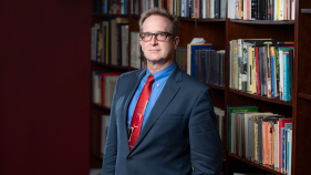 A headshot of Humanities Dean, Tyrus Miller.