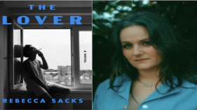 'The Lover' book cover and image of author