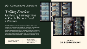 Film strips overlayed of the artist Pedro's work
