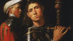 Giorgione, Portrait of a Solider,1510, detail