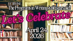 An open doorway surrounded by book filled shelves. 