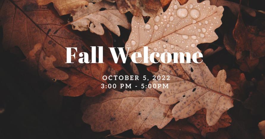 Fall welcome