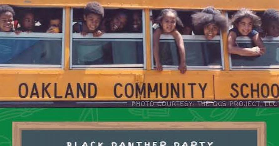 School Bus with Children and BPOCS Logo