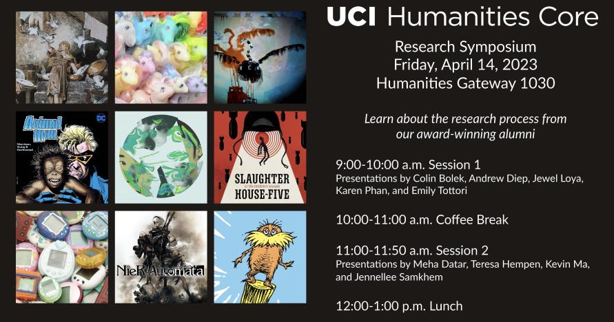 Hum Core Research Symposium flyer