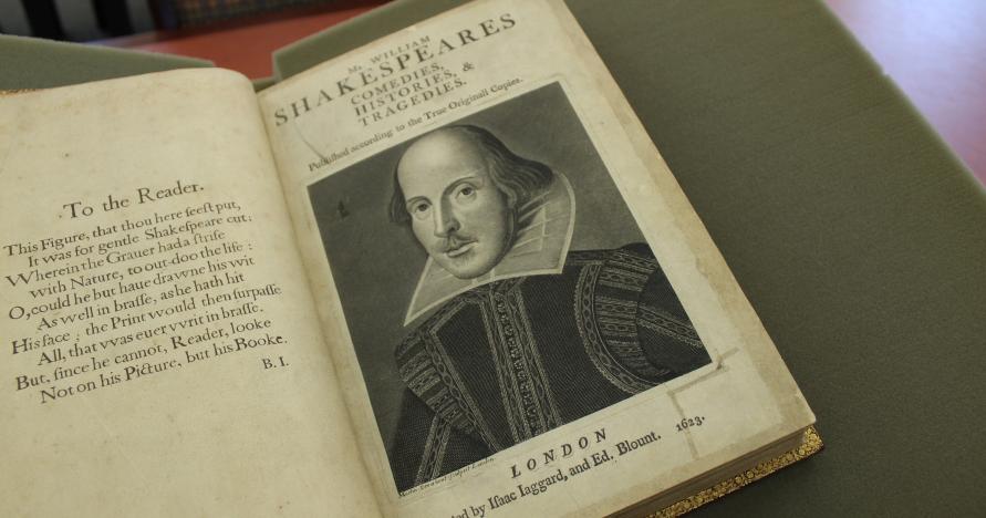 UCI's copy of the First Folio