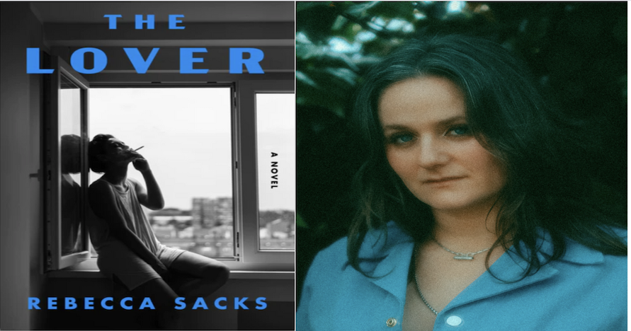 'The Lover' book cover and image of author