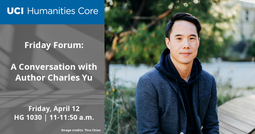 promotional image for Charles Yu Friday Forum