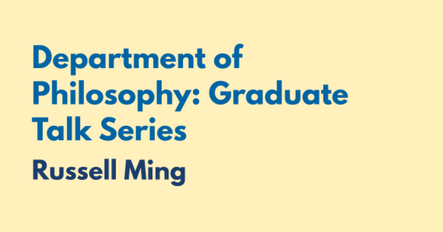 Russell Ming Talk