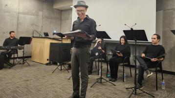 Aaron Henne, theatre dybbuk, at UCI, 2024