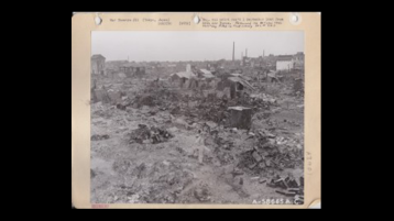 Photograph of destroyed built environment of postwar Tokyo