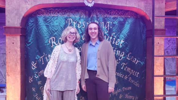 Julia Lupton and Neah Lekan at New Swan