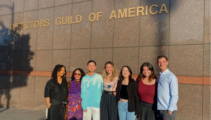 Students in film and media studies take a trip to the Directors Guild of America