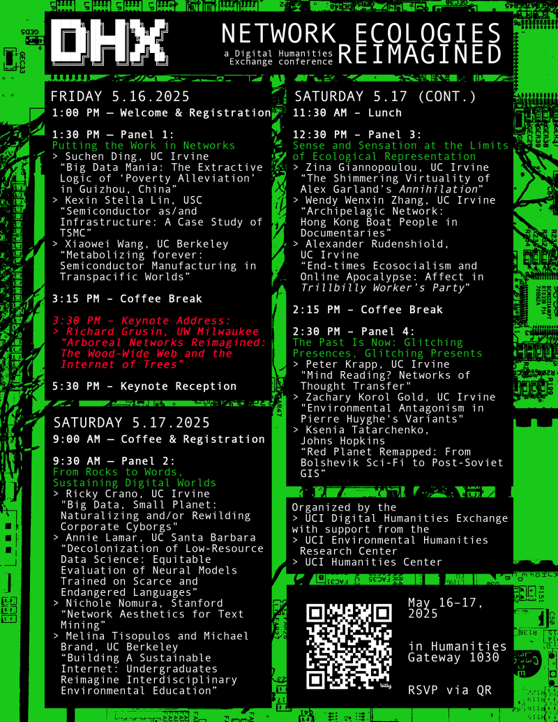 flyer with text related to the DHX conference