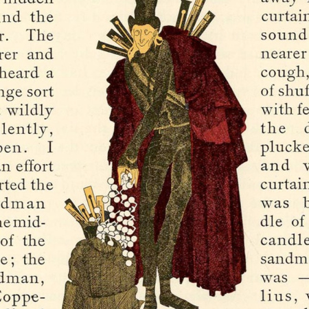 Cover image from E.T.A. Hoffman's short story, The Sandman