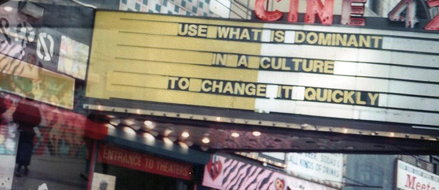 Use what is dominant in a culture to change it quickly