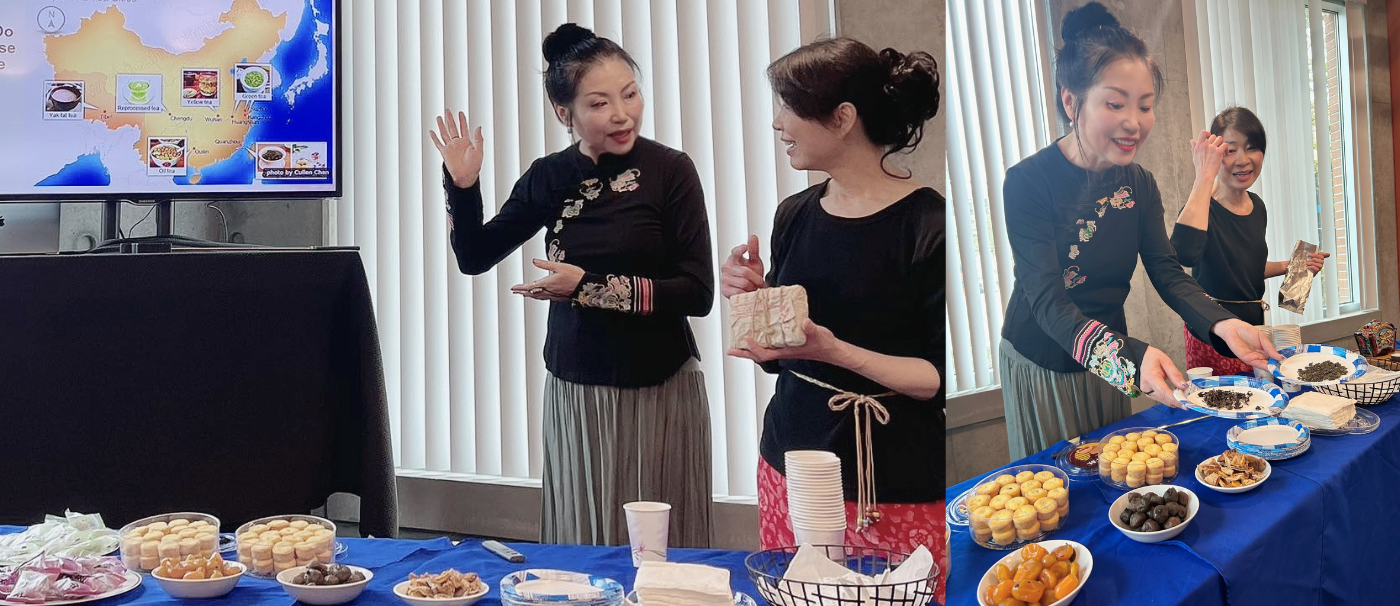 Photos from the Traditional Chinese Tea Rituals event with Dr. Ying Petersen and Jessica Chen