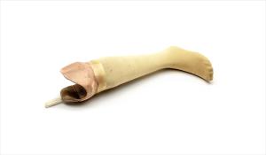 A prosthetic leg