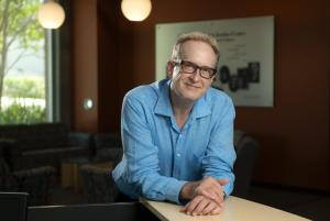 A head shot of School of Humanities Dean, Tyrus Miller.